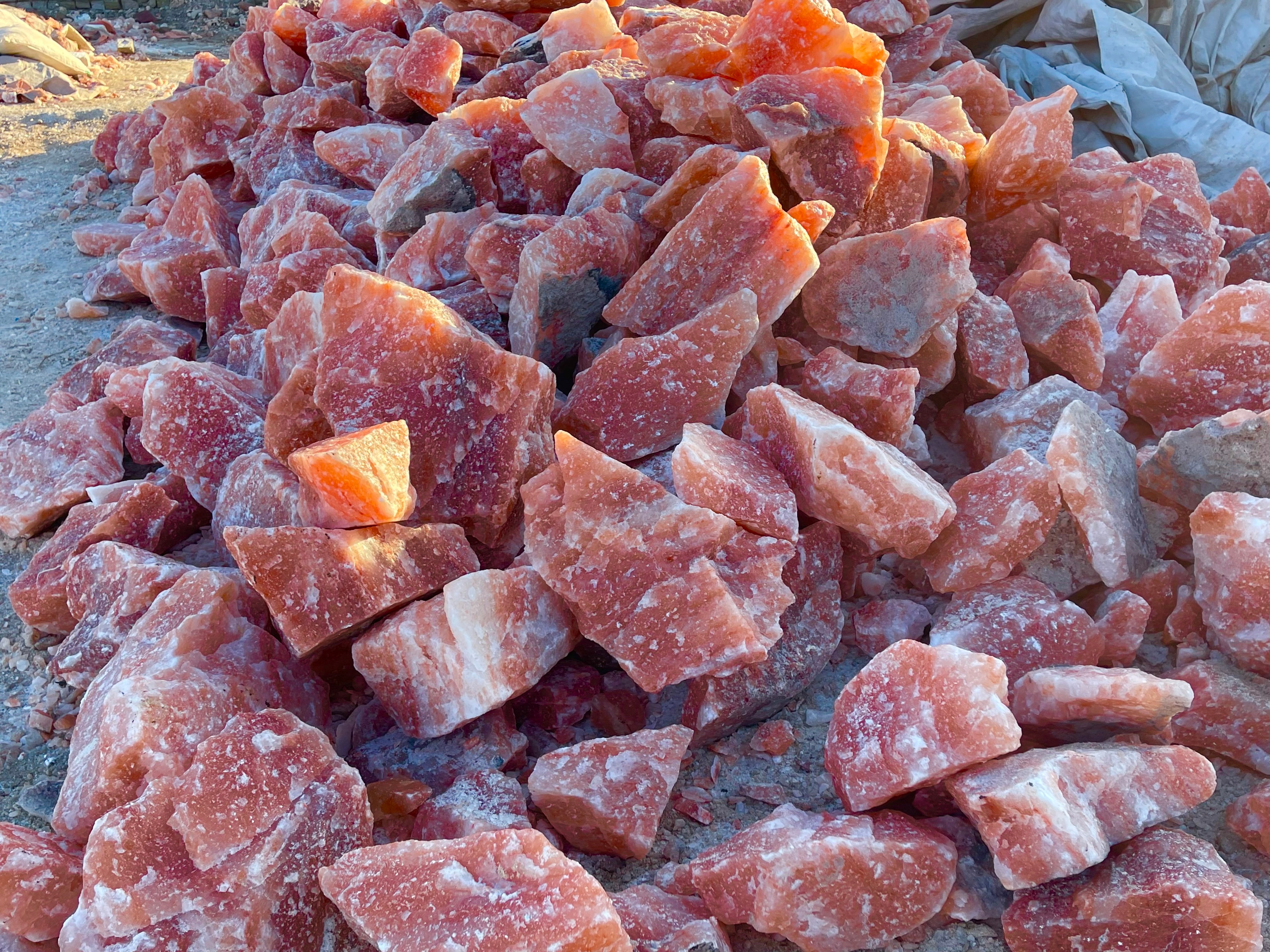 The Khewra Salt Mine interior — ancient pink salt walls